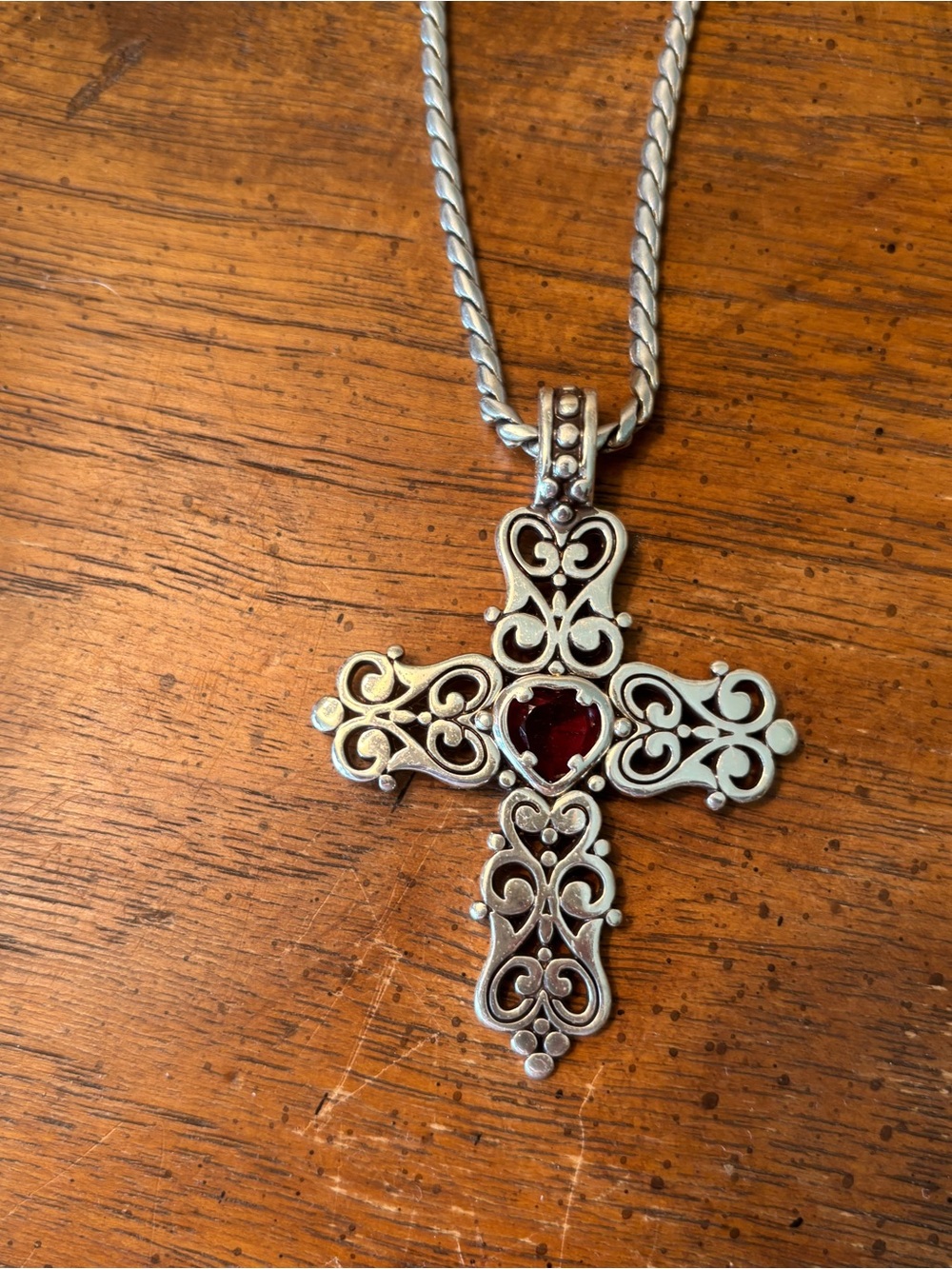BRIGHTON Endless Love Cross Necklace